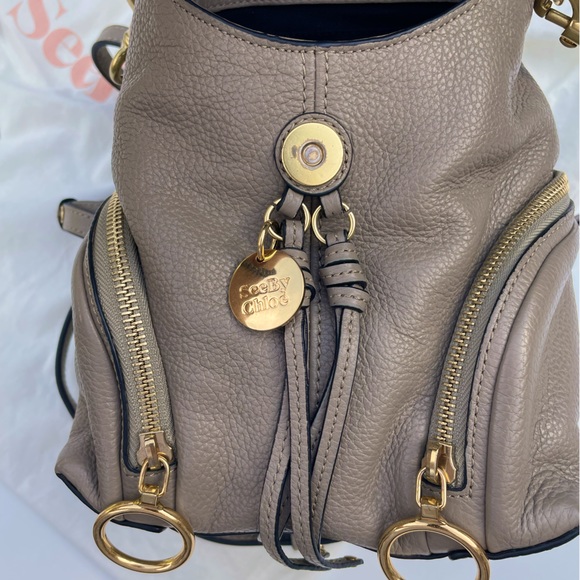 Authentic See By Chloe small shoulder/ backpack - Picture 4 of 8